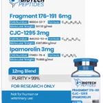 Fragment 176-191 & CJC-1295 & Ipamorelin Blend (12mg)