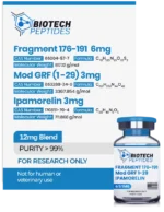 Fragment 176-191 & Mod GRF 1-29 & Ipamorelin Blend (12mg)