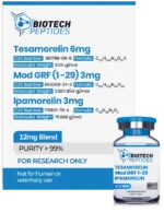 Tesamorelin & CJC-1295 (Mod GRF 1-29) & Ipamorelin Blend (12mg)